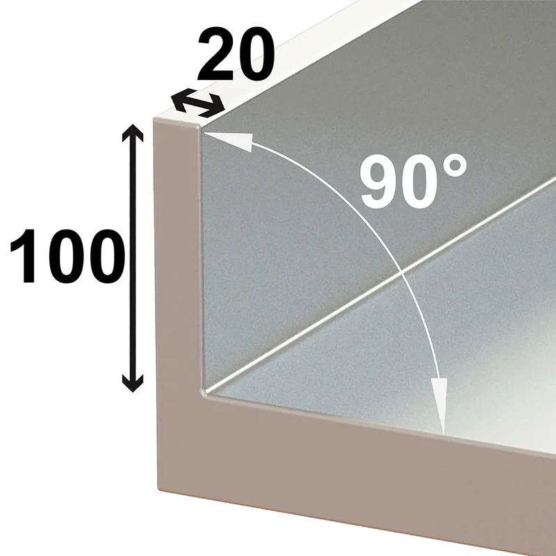 Arbeitstisch ohne Unterboden + Hinterkante - TL1270D-SS8