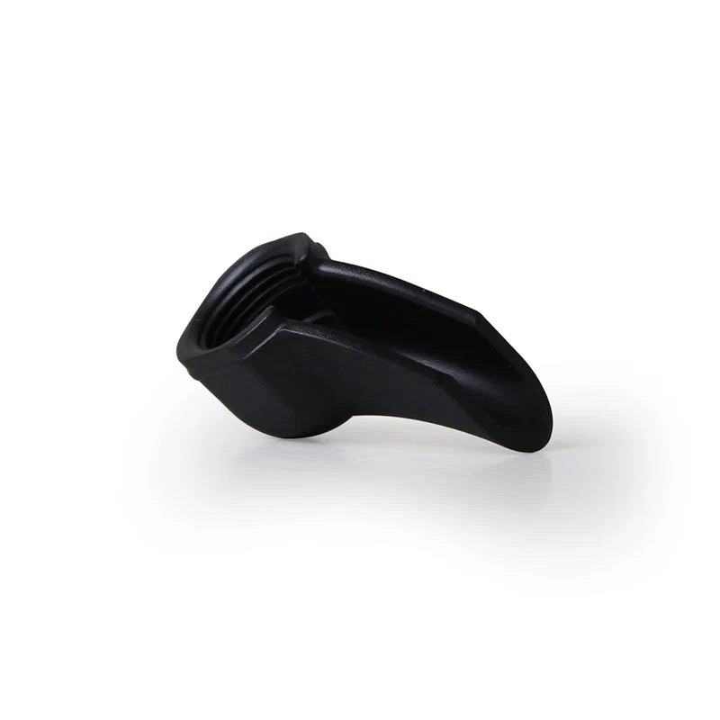 Single Open Teflon Coated Black Spout