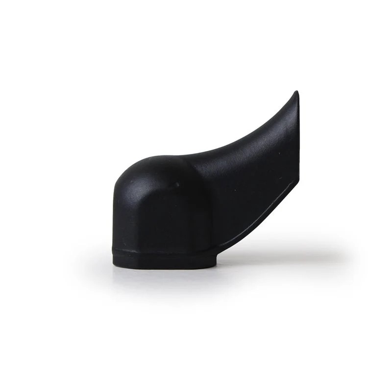 Single Open Teflon Coated Black Spout