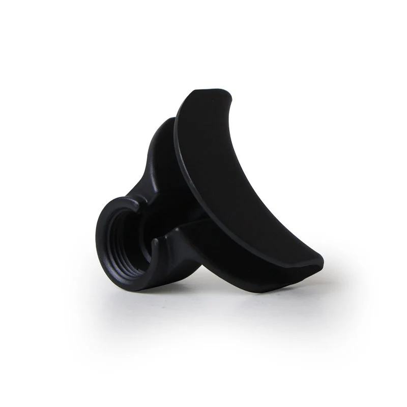 Double Open Black Spout, Teflon Coated 3/8"