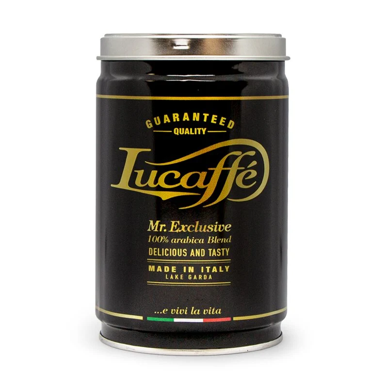 Lucaffe 100% Arabica Beans 250g Tin - V9063