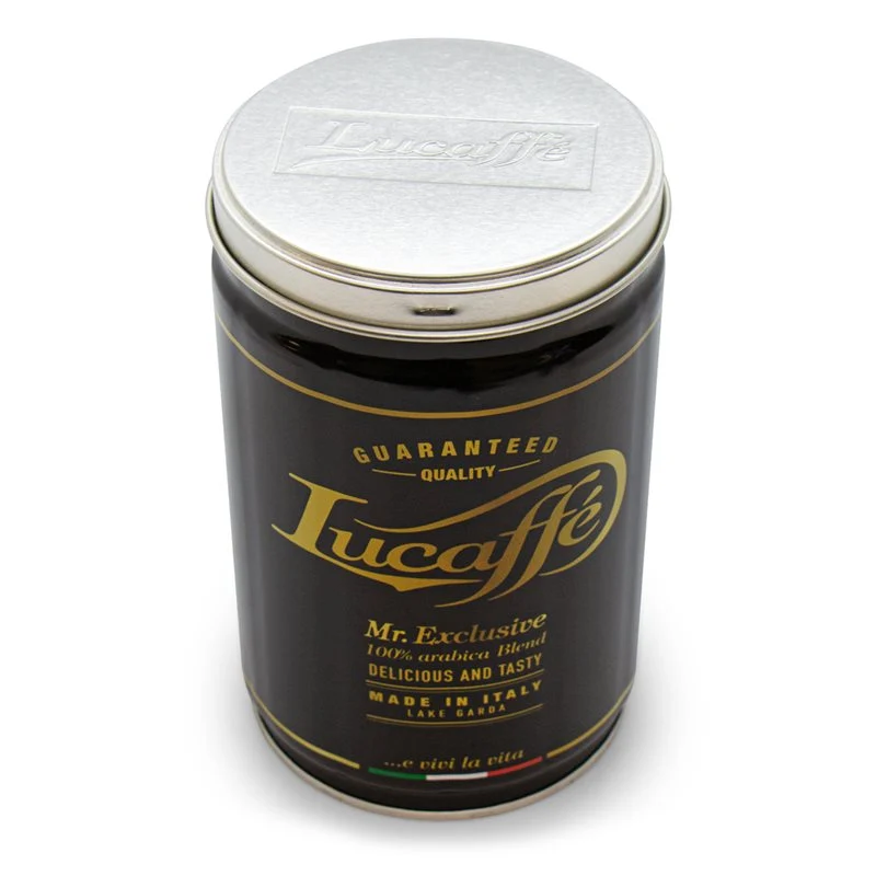 Lucaffe 100% Arabica Beans 250g Tin - V9063