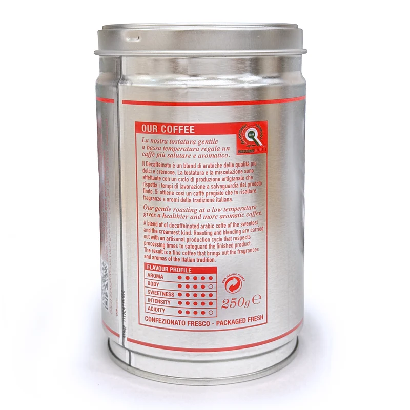 Lucaffe Decaf Espresso Coffee Beans 250g - V0026
