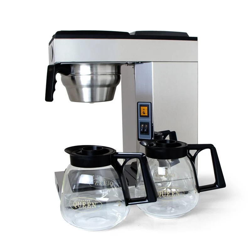 Coffee Queen Twin Hotplate Coffee Brewer Hand Fill - M2