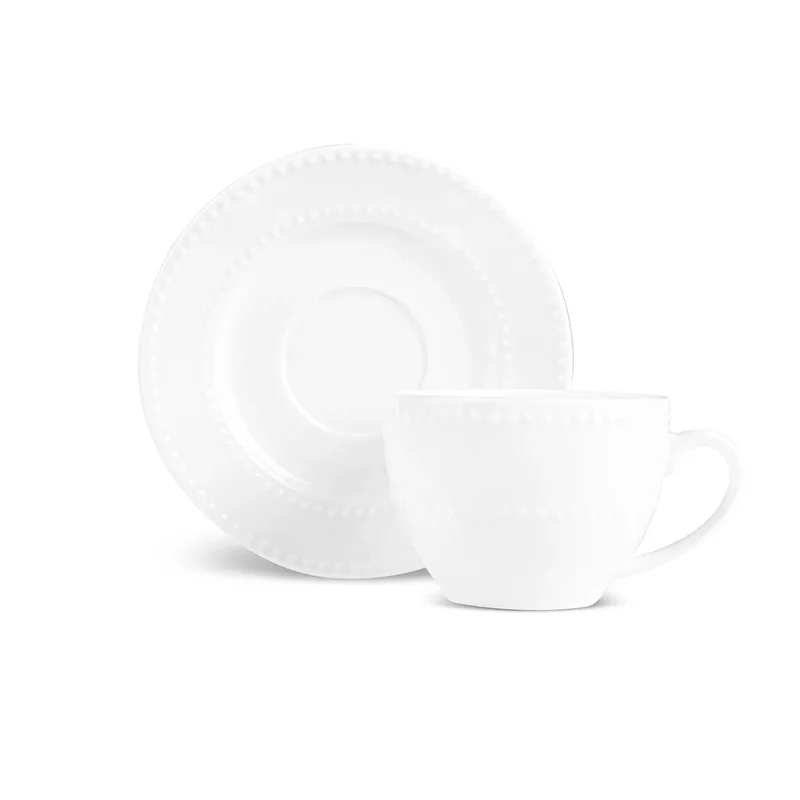 Karaca Cody Teetasse und Untertasse 220 ml