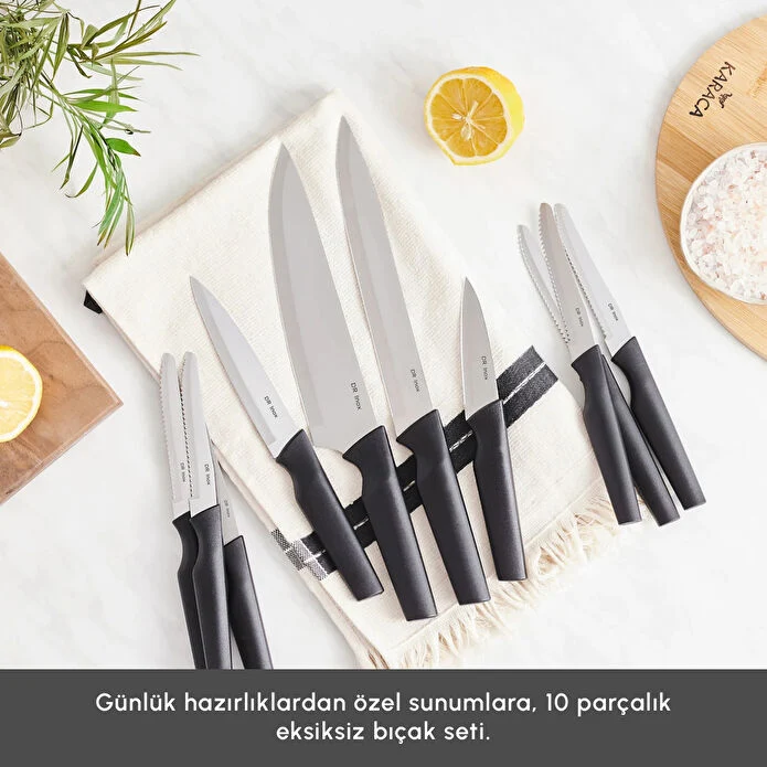 Dr Inox Karaca Bundle 10 Parça Messerset