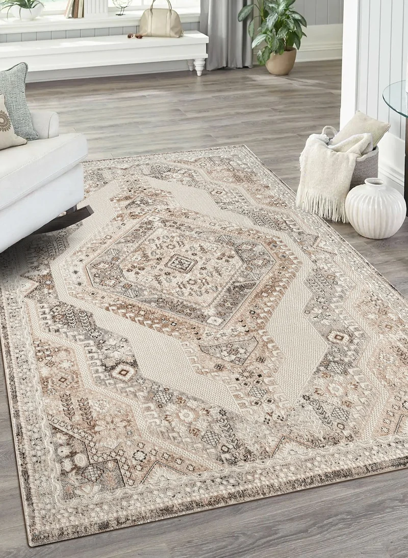 Angora Vizon Halı Ma026A Bej-Grau