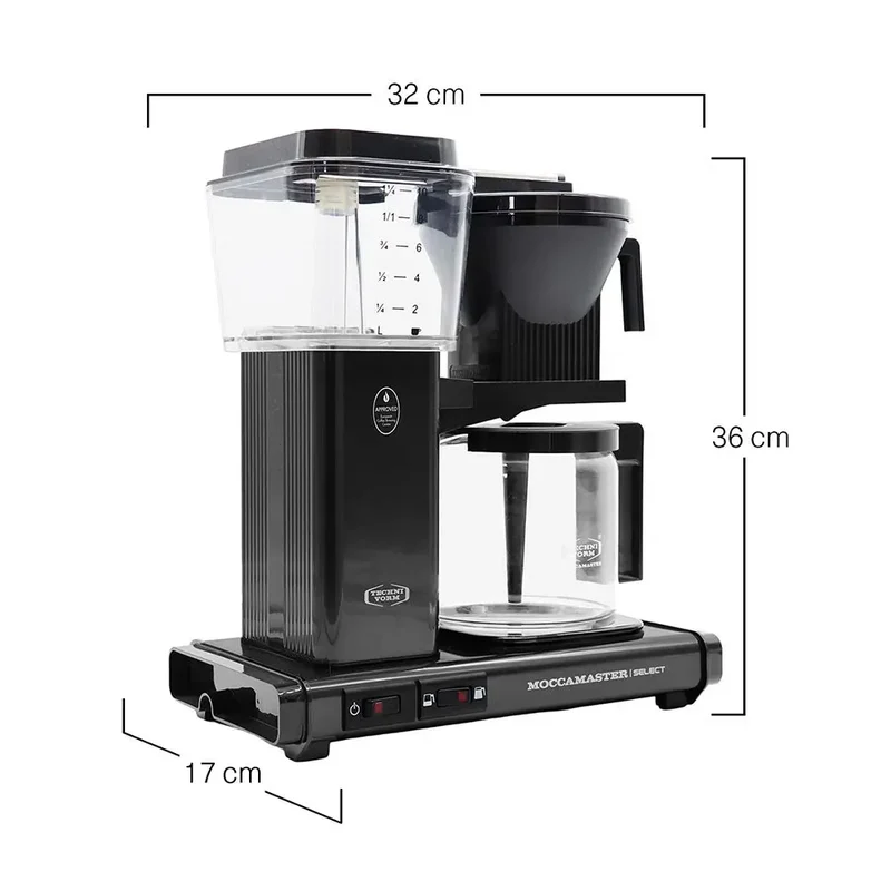 Moccamaster KBG Select – Elektrische Filterkaffeemaschine