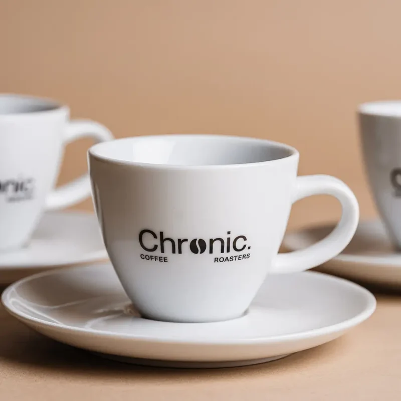 Cappuccino-Tassen-Set – 6-teilig mit Untertassen