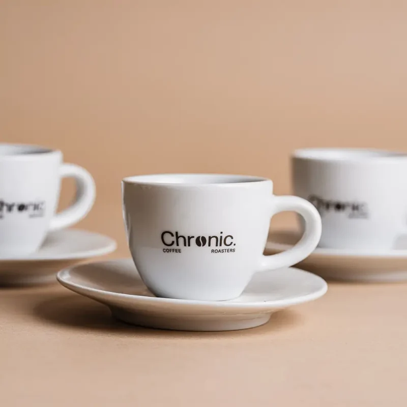 Espresso-Tassen-Set – 6-teilig mit Untertassen