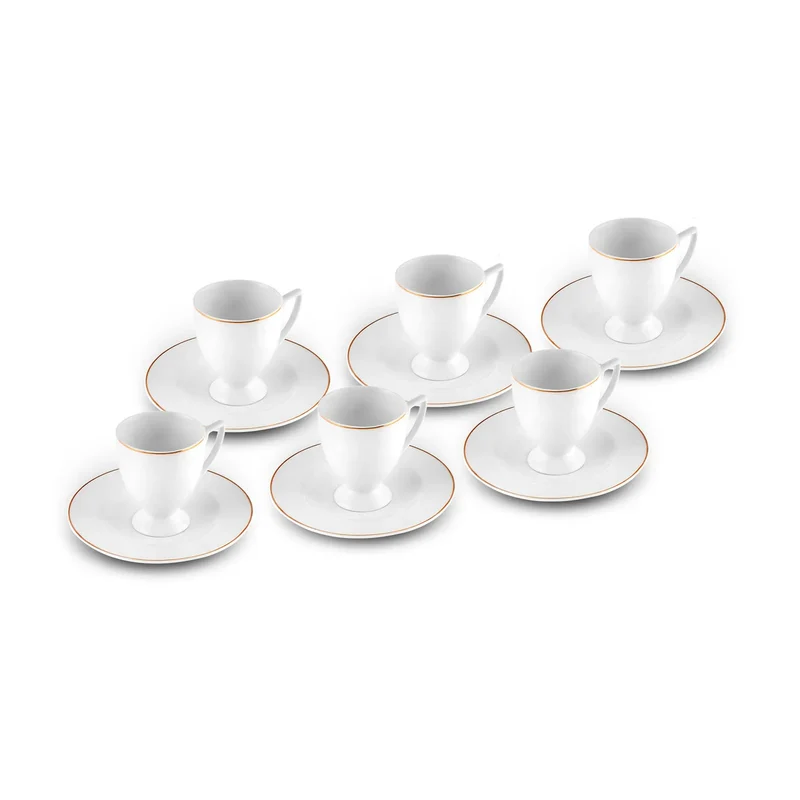 Karaca Boyoz Kaffeetassen-Set für 6 Personen, 85 ml