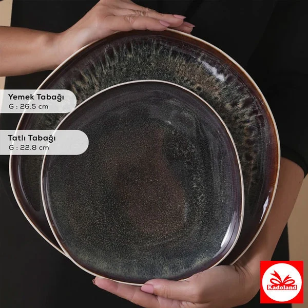 Karaca Earth Collection Galactic 55 Parça tafelservice için 12 Kişilik – Beyaz