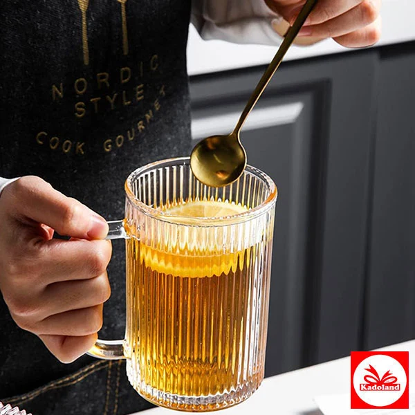 Bavary Ripple Kapaklı Cam Mug