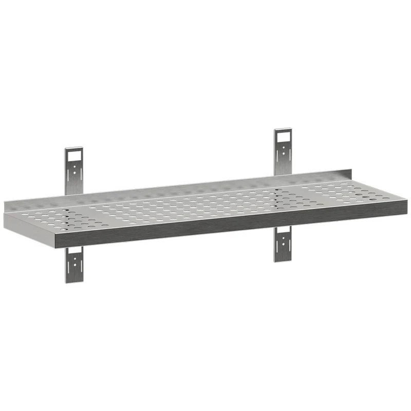 Perforiertes Wandregal mit 2 Konsolen und 2 Wandschienen - G103-SE3