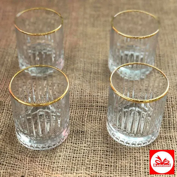 Paşabahçe Elysia Gold Bardak 4'lü 355 ml 520004Go
