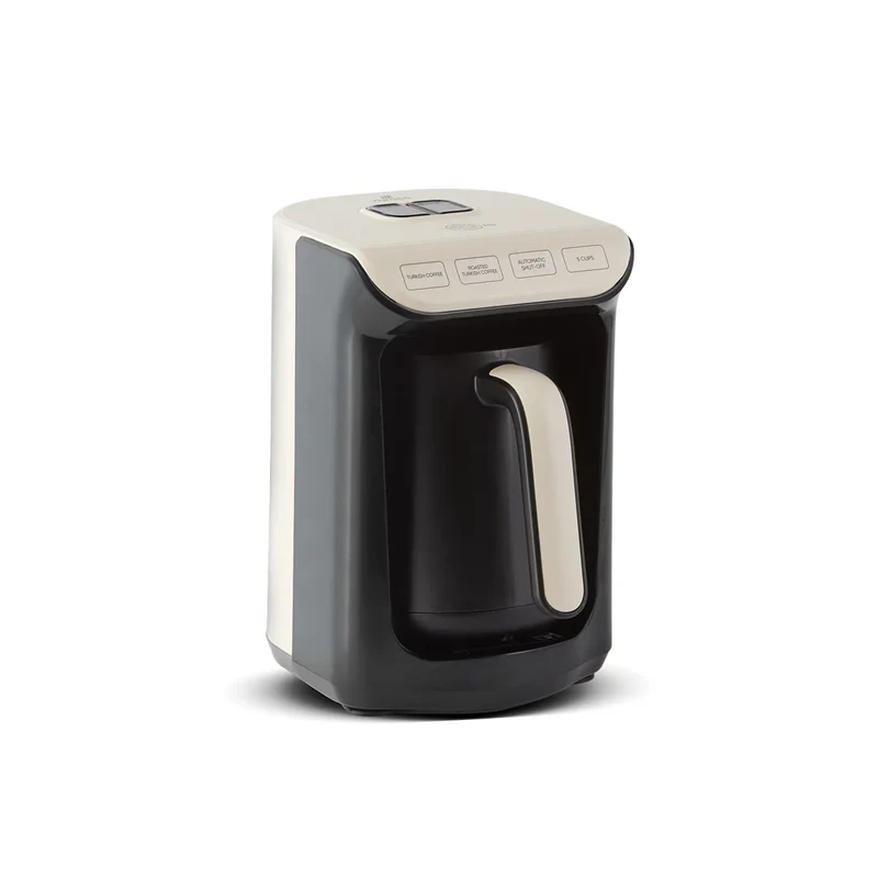 Hatır Köz Turkish Coffee Machine mit Röstfunktion Creme