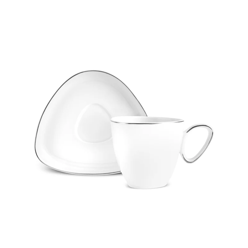 Karaca Streamline Tribe Kaffeetassen-Set für 2 Personen, 90 ml