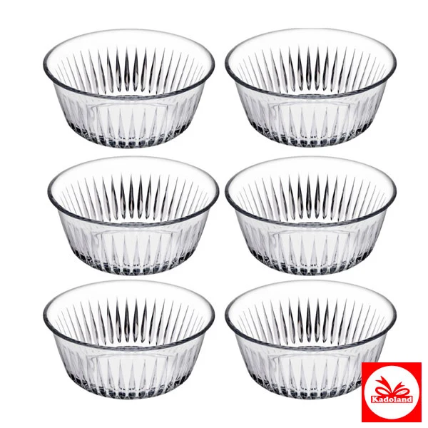 Paşabahçe 530156 Frezya Kase Büyük 6'Lı , Cam Kase, Çerezlik