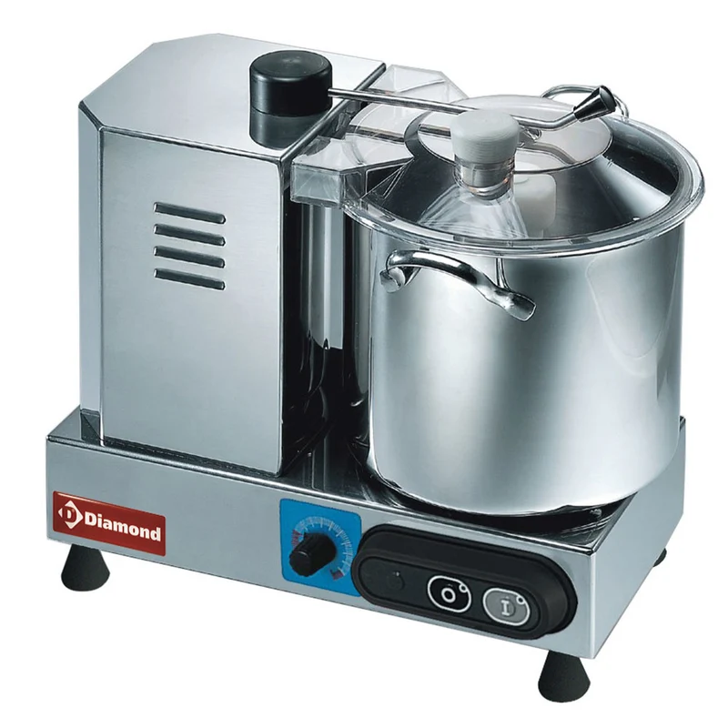 Gastro Kutter 9 Liter aus Edelstahl , Stufenlose Drehzahlregulierung, CSP2/9V