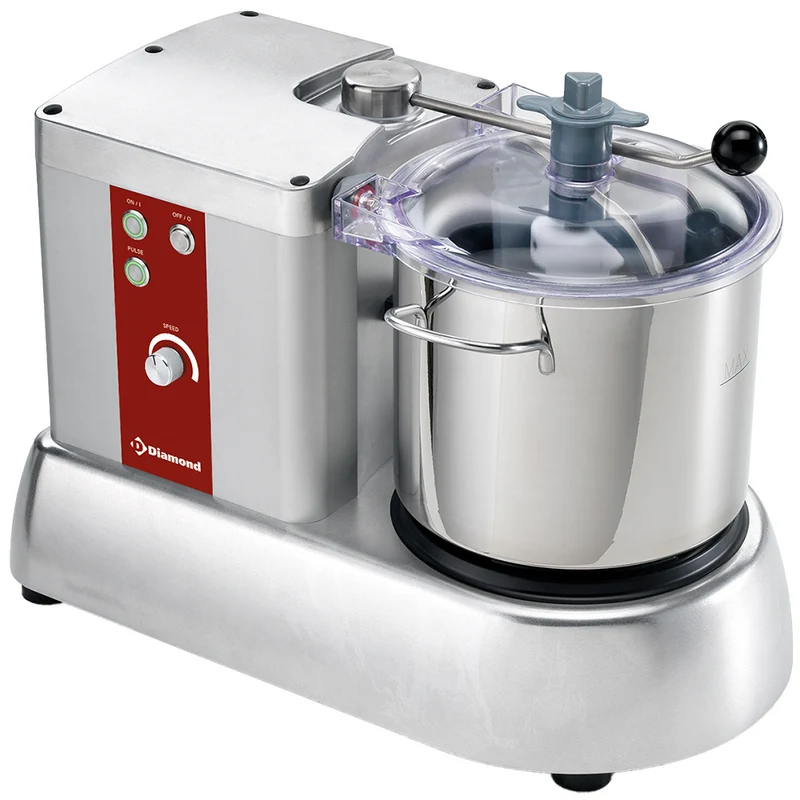 Profi Tischkutter 9 Liter , Stufenlos regelbar , Edelstahl, CSP/9VT-N