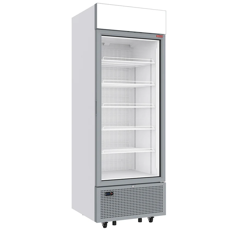 Tiefkühlschrank 646L mit Glastür & LED-Beleuchtung , Weiß, CLN73-SW