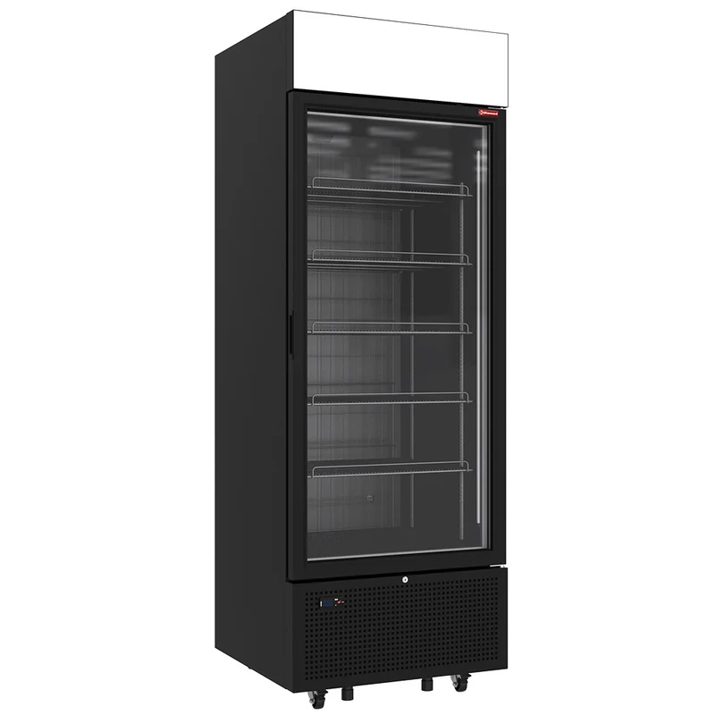 Tiefkühlschrank 646L Schwarz , 5 Roste & LED-Werbedisplay, CLN73-SB