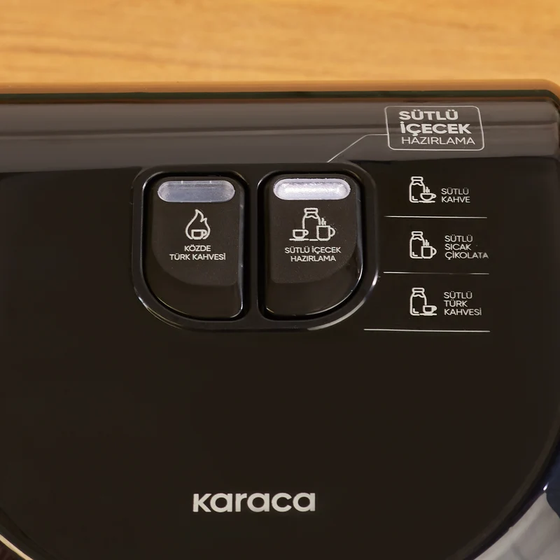 Karaca Hatır Hüps Kaffeemaschine für Türkischen Kaffee mit Milch Perlrosa