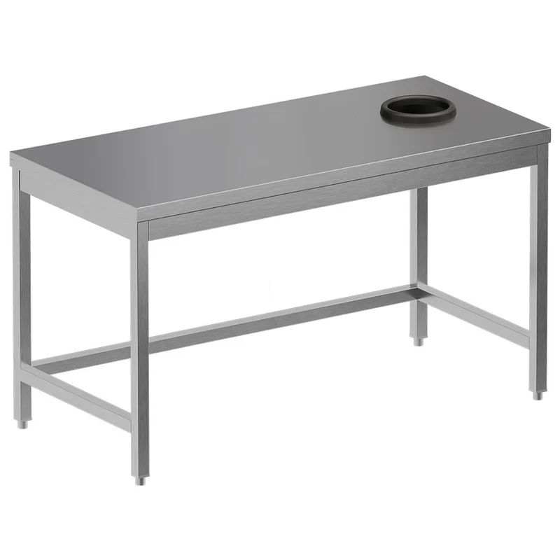 Abräumtisch mit Abfallloch - TS1070-ST5
