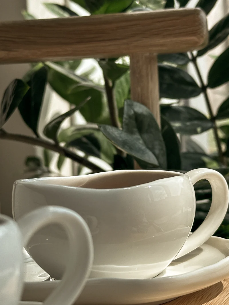 Bavary Capital 12 Parça Koffie en Theeset | Büyük Boy - 200ml