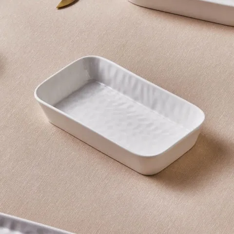 Karaca x Refika – Parlak Beyaz Meze Tabağı 18 cm