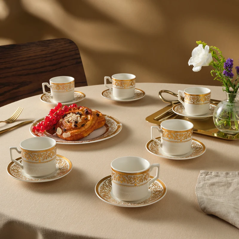 Karaca Nur Kaffeeservice für 6 Personen, 100 ml