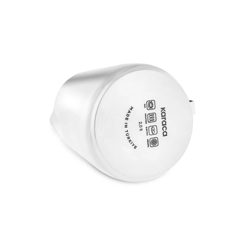 Karaca Minifry Fritteuse aus Edelstahl, 2 l, Silber