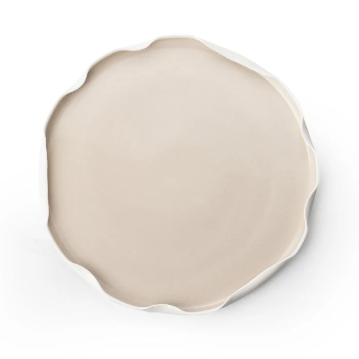 Bricard Nice 25 Parça Yemek Takımı | Beyaz-Taupe
