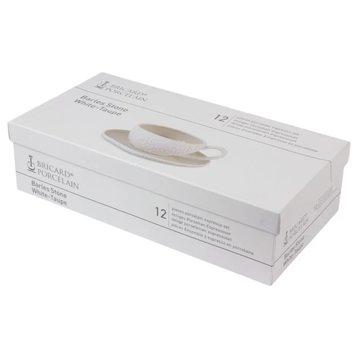 Bricard Barles Stone Espresso Fincan Takımı | 12 Parça