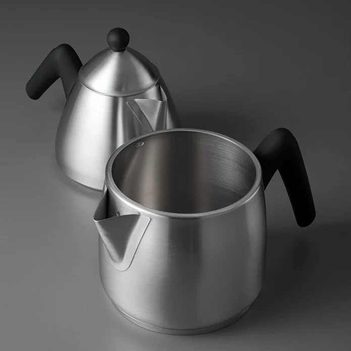 Jumbo Steel Mat Çaydanlık