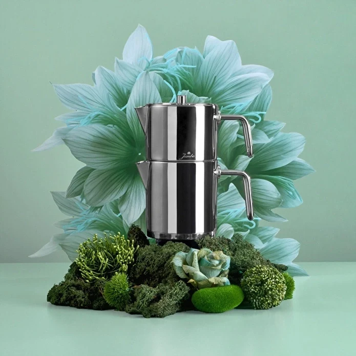 Jumbo Metalix Midi Full Metal Çaydanlık
