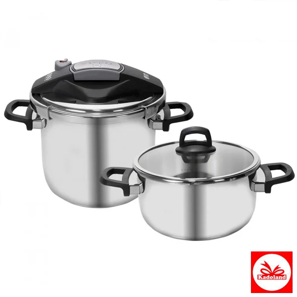 Karaca Perfect Gray 4+6 Litre Düdüklü Tencere Seti