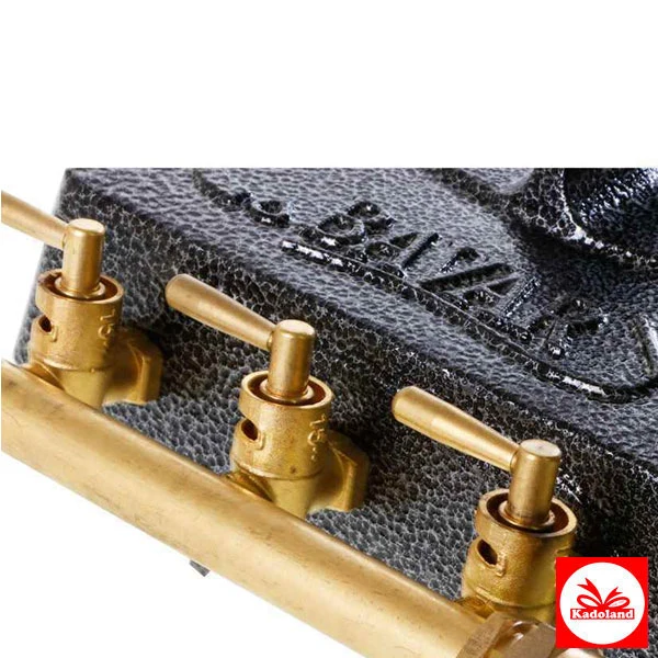 Bavary 3 Kademe Ayarlı Ayaklı Gaz Ocağı | Siyah | Ht-c-0003