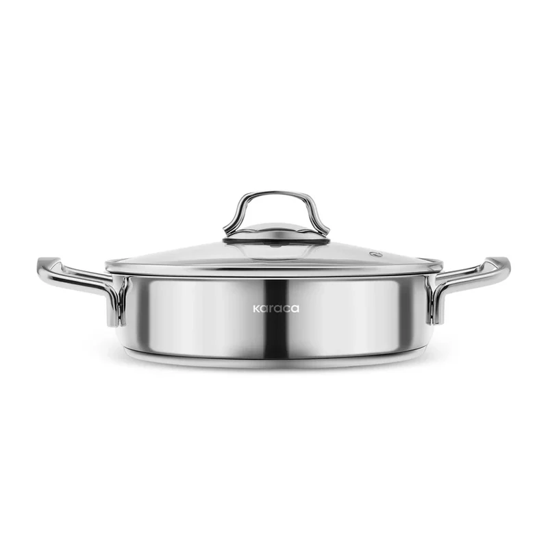 Karaca Olympia İndüksiyon Tabanlı 12 Parça Paslanmaz Çelik Tencere Seti