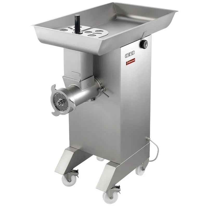 Profi Stand-Fleischwolf Edelstahl , 1000 kg/h , fahrbar , System 42, TTGD-42/DC-PDH