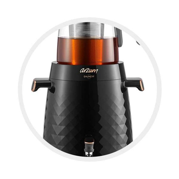 Arzum Ehlikeyf Elektrikli Semaver | Siyah | AR3083-Tea Maker