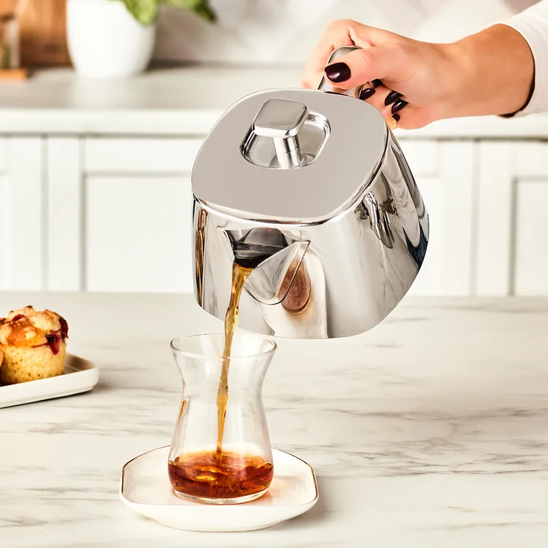 Karaca Brewinox theepotset | Middle Size - 2.2 Liter