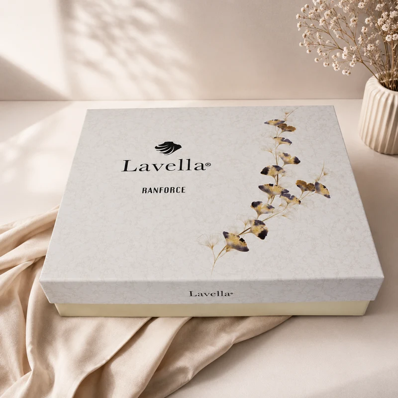 Lavella Aven Ranforce Nevresim Takımı 200x220 cm 4 Parça – Lila