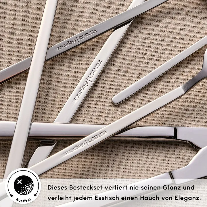 Karaca Gale Elegance 12-Personen 84-Teiliges Besteckset