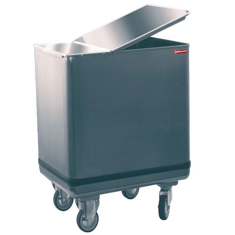 Zutatenwagen Edelstahl fahrbar , 125 Liter Fassungsvermögen, TRX15/B