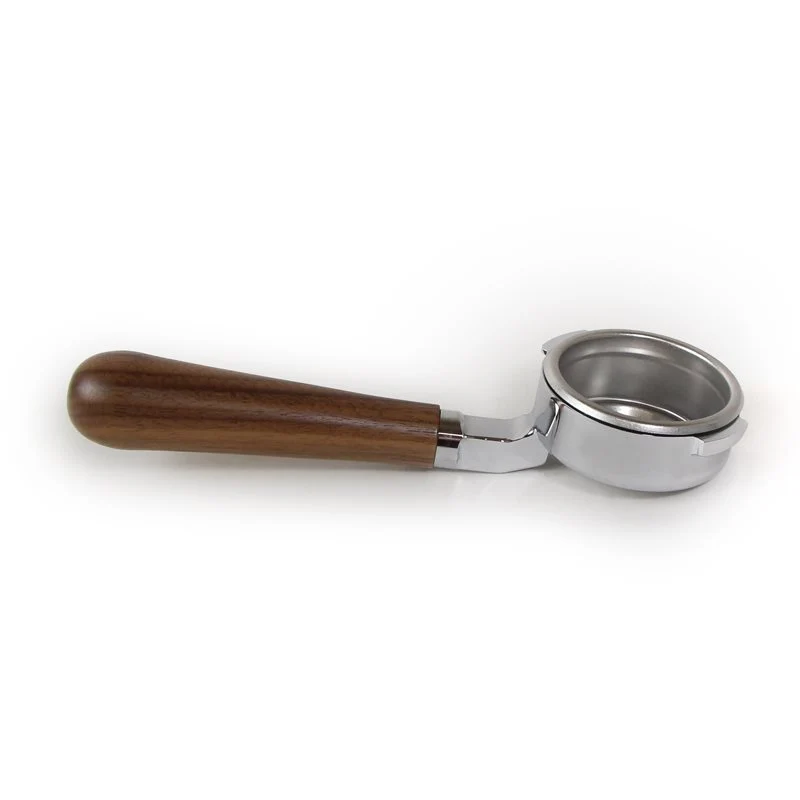 Gaggia Bottomless Portafilter Complete 21g Basket - Walnut Handle