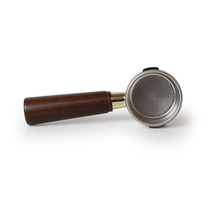 La Pavoni Lever Gold Bottomless Portafilter Wood Handle (New Group) - 2953025