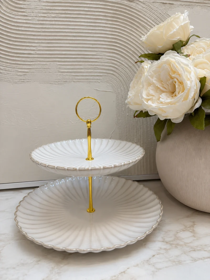 Paris Sunumluk 2-Katlı | 20-27CM GOLD