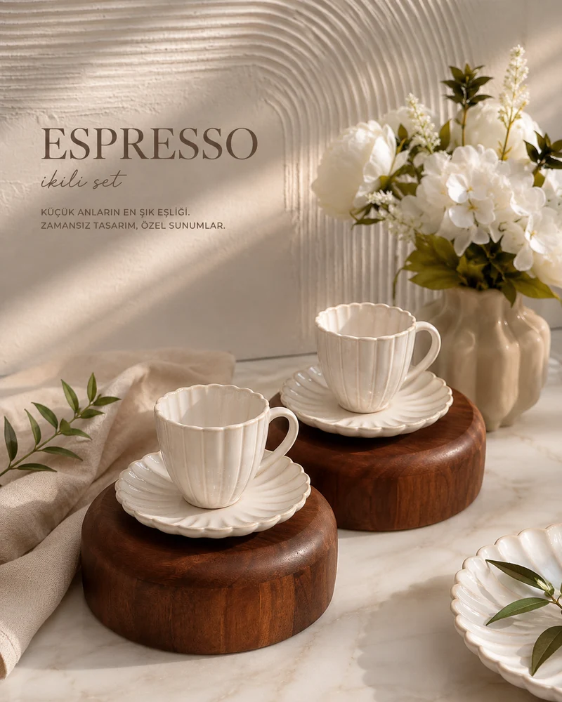Paris Espresso Set | İkili Set 125ml