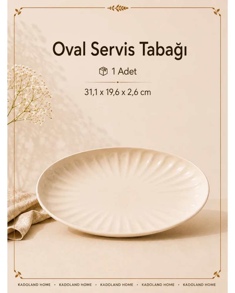 Bricard Remy 27 Parça Porselen Yemek Takımı | Beyaz - Taupe | 6 Kişilik